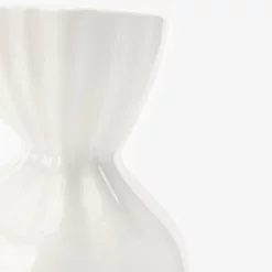 Thessaly Vase -US Home Decoration Sales Store ThessalyVase MDCR2627 WHT OS D1