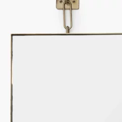 Trenton Wall Mirror -US Home Decoration Sales Store TrentonWallMirror MMIR0174 BRS 48x32 D1