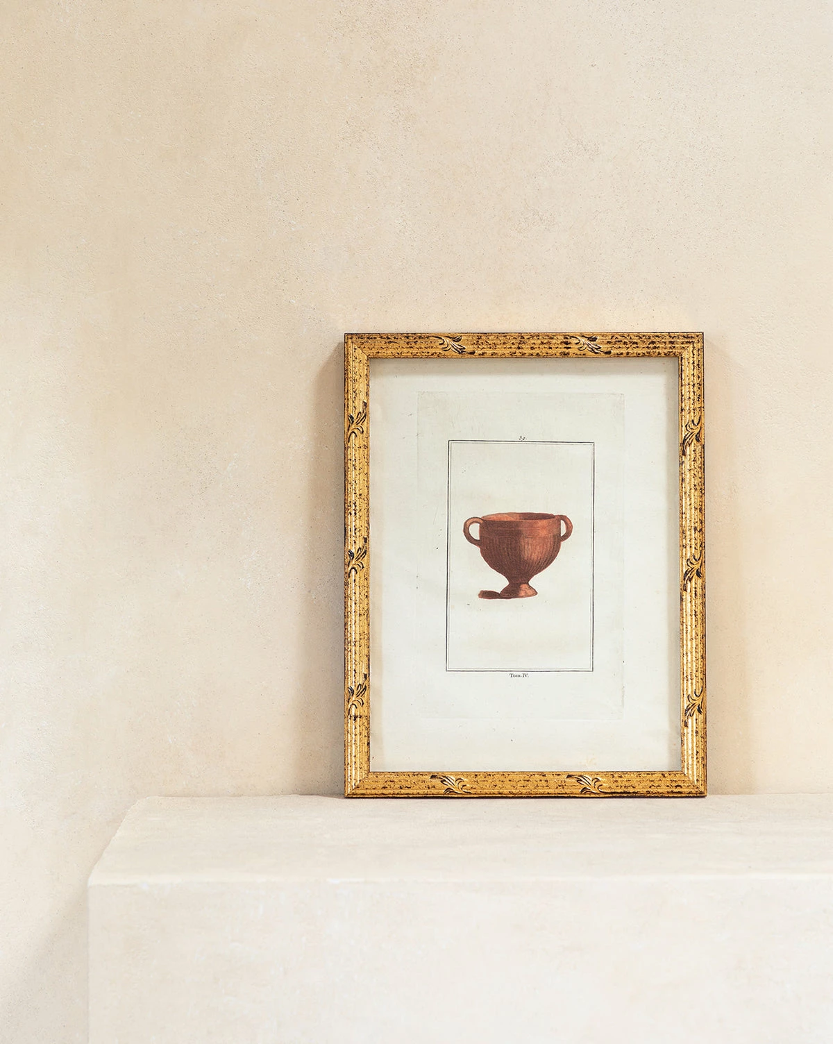 Vintage Brown Vase Painting III 3 Vintage Brown Vase Painting III