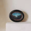 Vintage Round Mountain Landscape Painting -US Home Decoration Sales Store VintageRoundMountainLandscapePainting