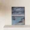 Vintage Sailboat Oil Painting -US Home Decoration Sales Store VintageSailboatOilPainting MART1240 MLT OS F MAIN