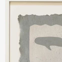 Whale Silhouette -US Home Decoration Sales Store WhaleSilhouette MART1117 GRY 16x14 F D1