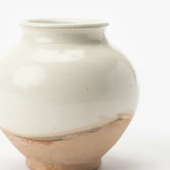 White Washed Ceramic Pot -US Home Decoration Sales Store WhiteWashedCeramicPot MDCR1868 WHT OS D1