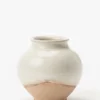 White Washed Ceramic Pot
