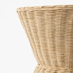 Wicker Footed Urn -US Home Decoration Sales Store WickerFootedUrn MDCR2852 NAT OS D1 T